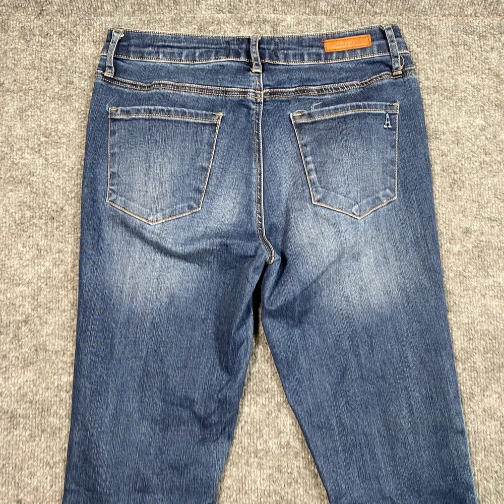 Articles of Society Avalon Flare Jeans Blue Mid Rise Denim 27 5055PLV-836 - Picture 7 of 11